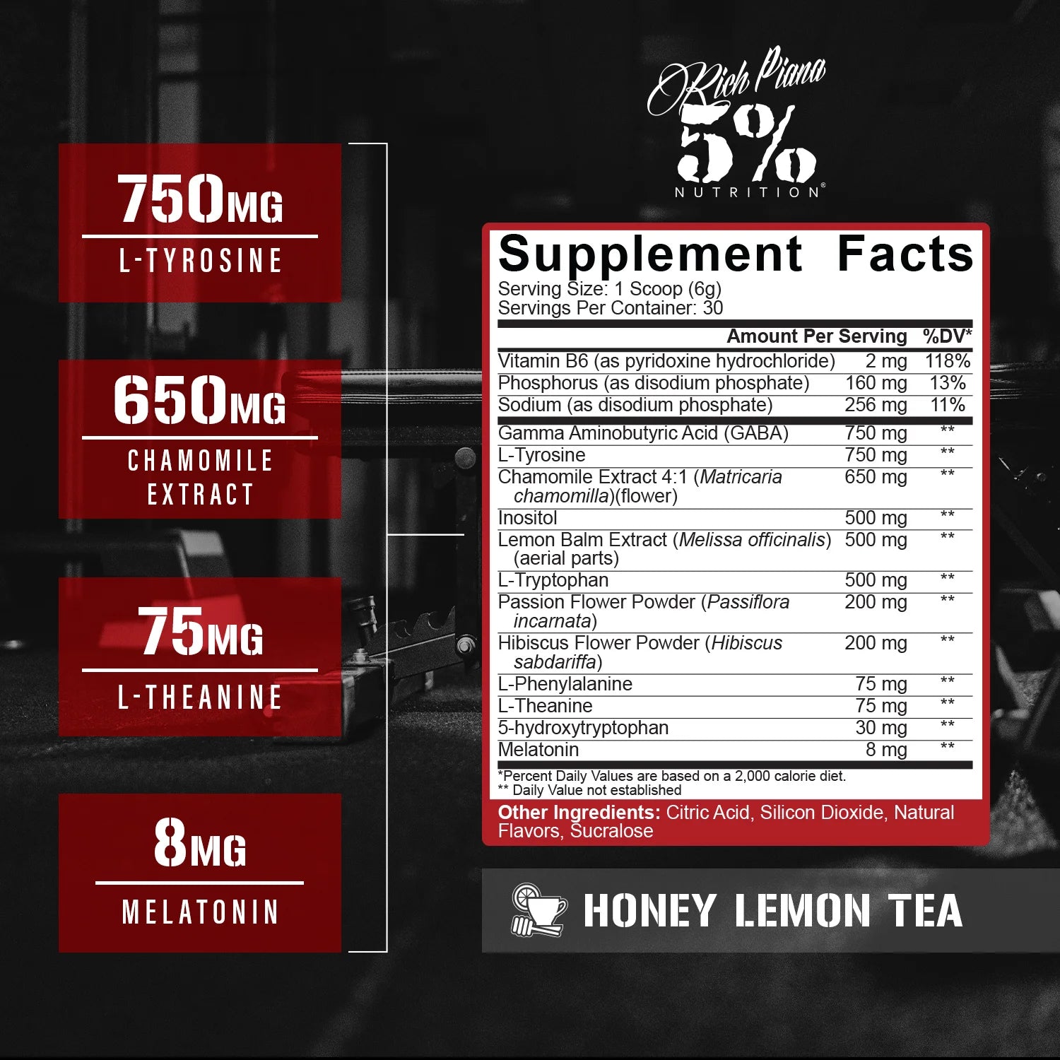 Rich Piana Knocked Out Sleep Aid – Honey Lemon Tea - elev8life