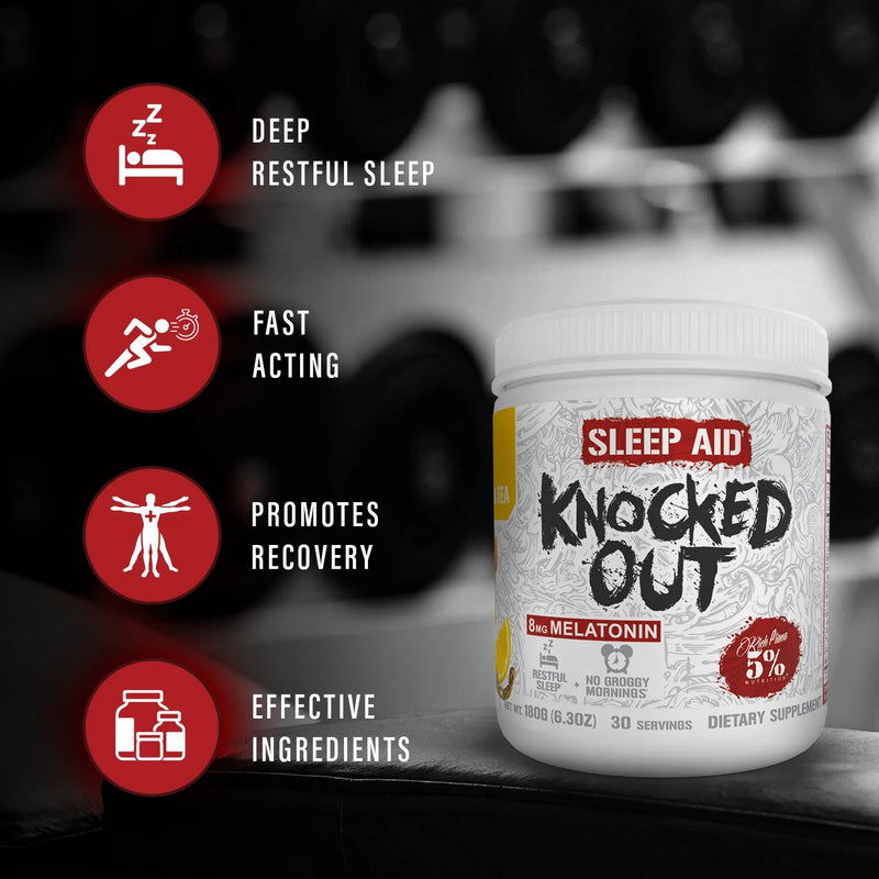 Rich Piana Knocked Out Sleep Aid – Honey Lemon Tea - elev8life