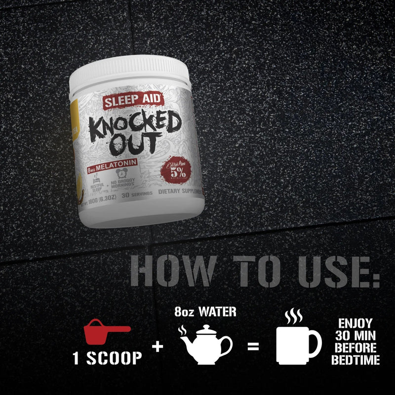 Rich Piana Knocked Out Sleep Aid – Honey Lemon Tea - elev8life