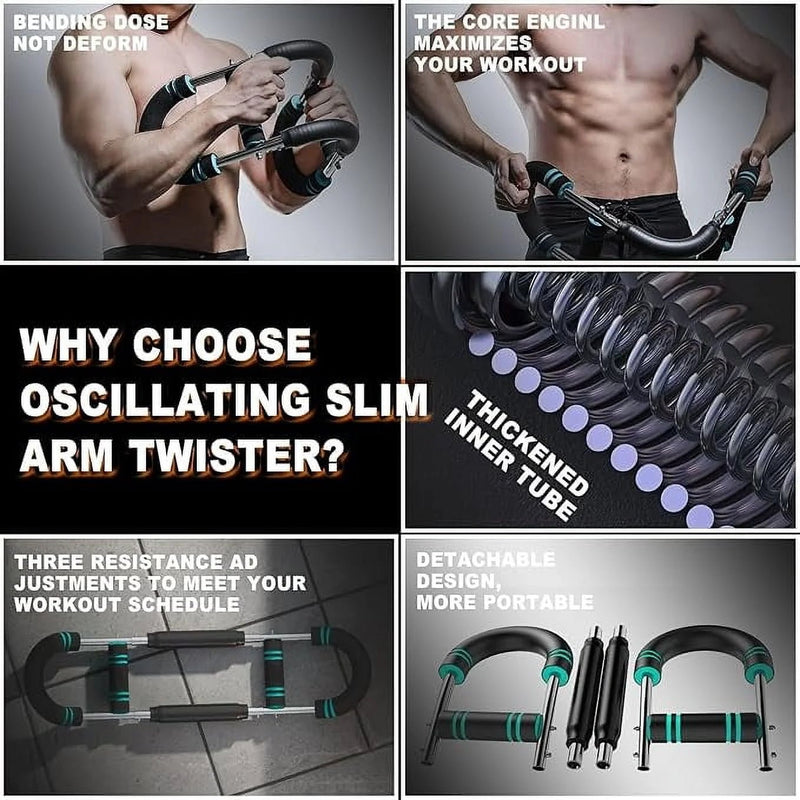 The Ultimate Arm Trainer. Adjustable Chest Expander, Arm Exerciser. Shoulder Muscle Training Fitness Equipment, Upper Body Strength Training Machine. Portable Spring Fitness Equipment. - elev8life