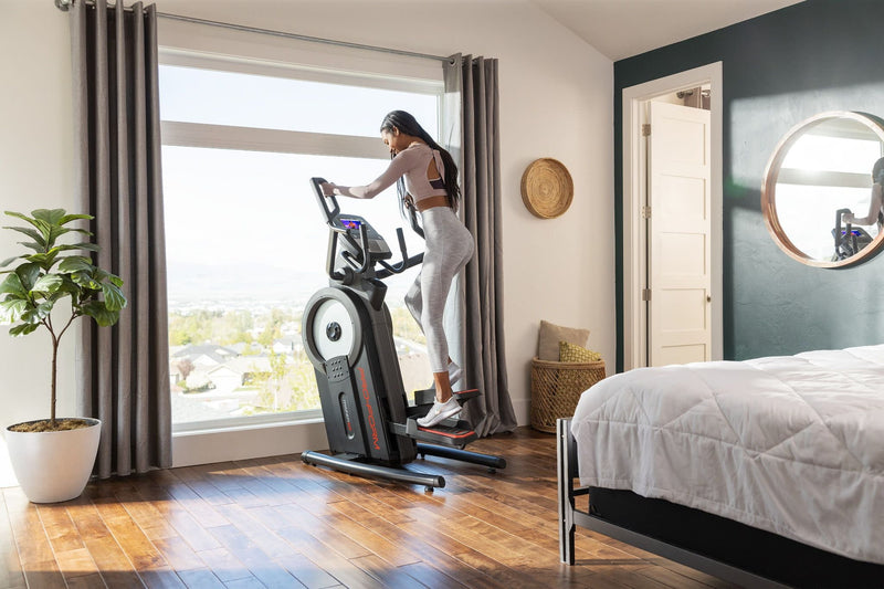 Trainer H7; Ifit - Enabled Elliptical with 7” Touchscreen and Built - In Fan - elev8life