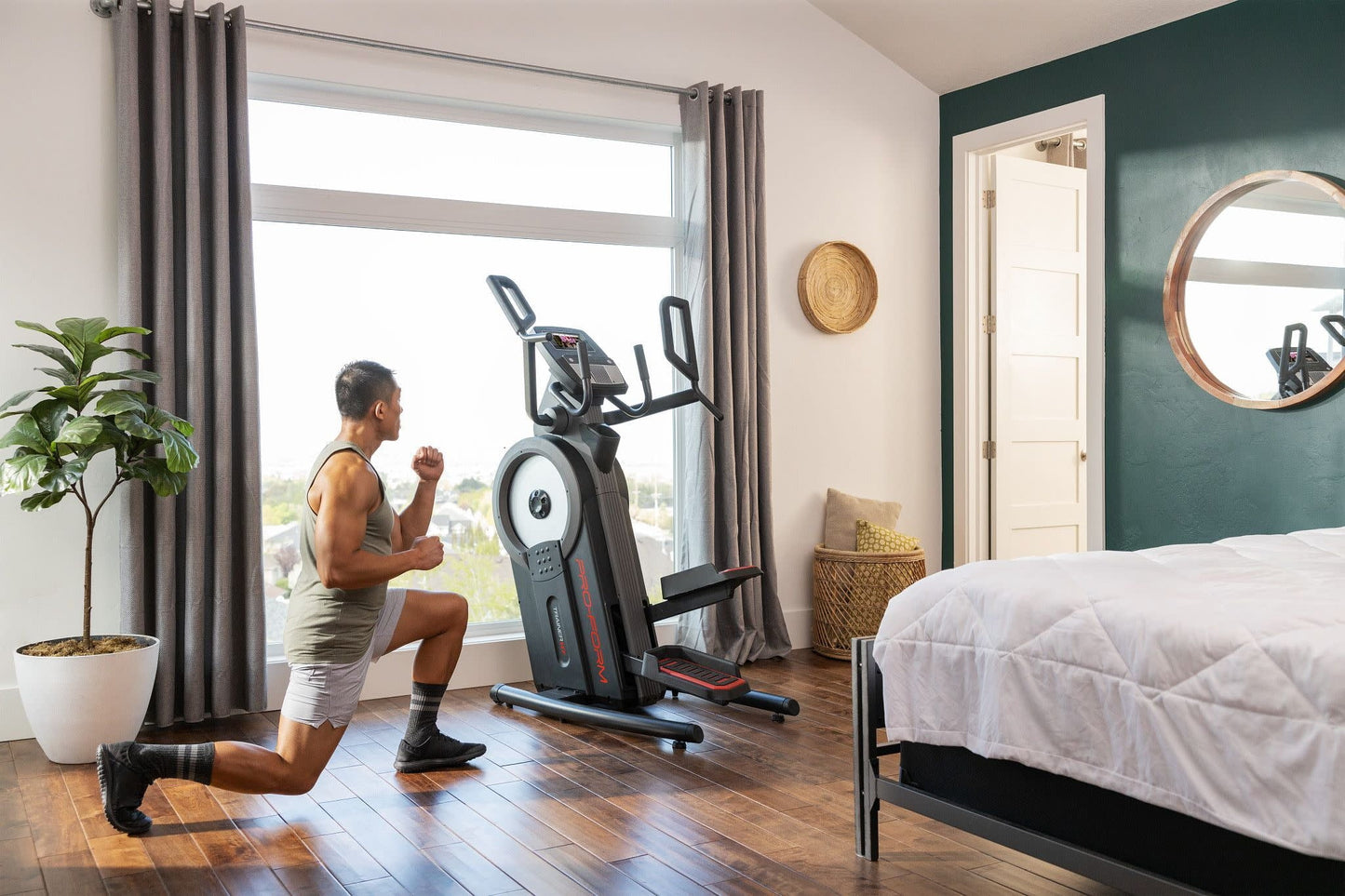 Trainer H7; Ifit - Enabled Elliptical with 7” Touchscreen and Built - In Fan - elev8life