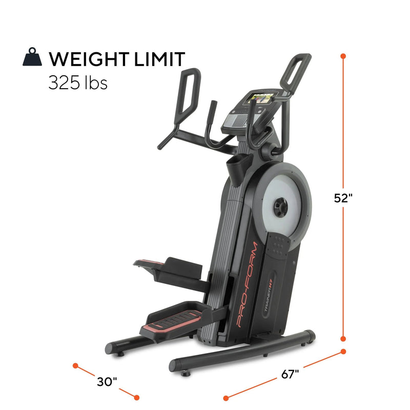 Trainer H7; Ifit - Enabled Elliptical with 7” Touchscreen and Built - In Fan - elev8life