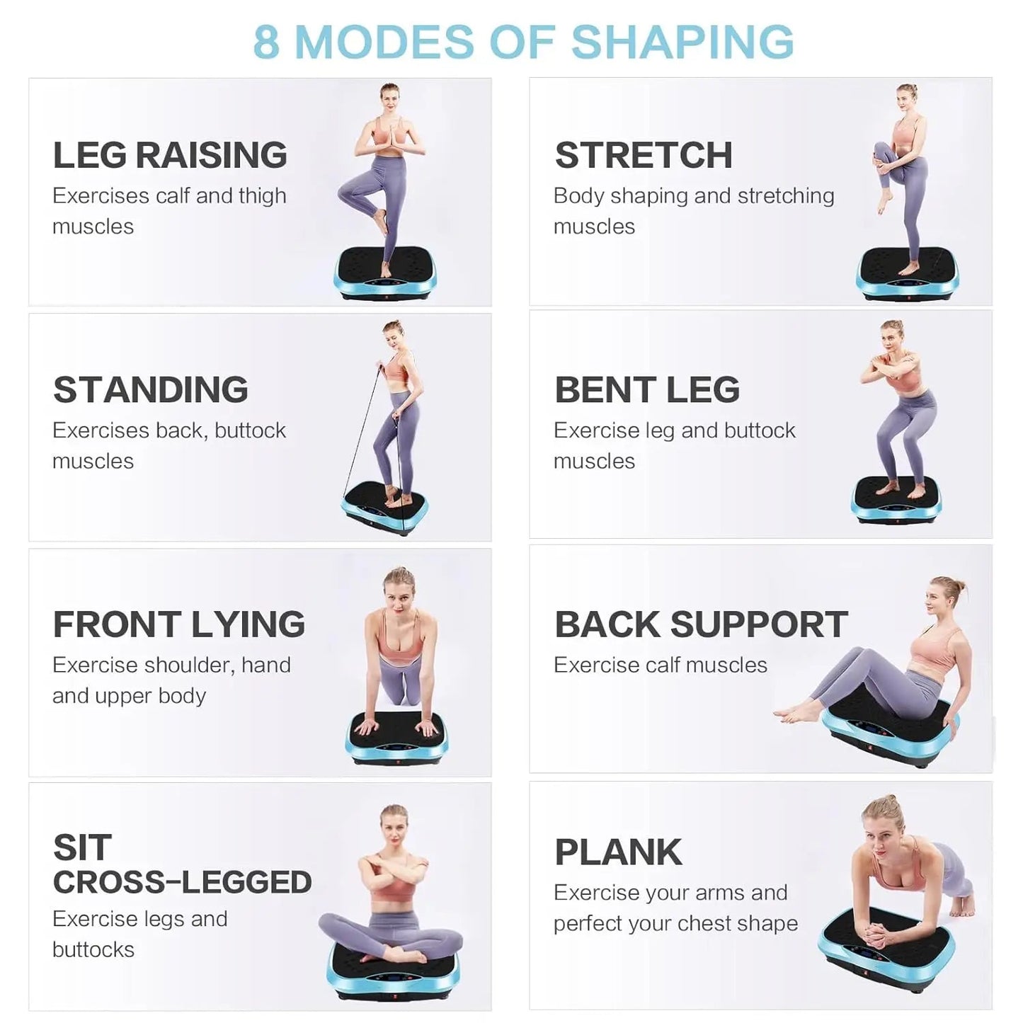 Vibration Slimming Plate – Whole Body Exercise Machine - elev8life
