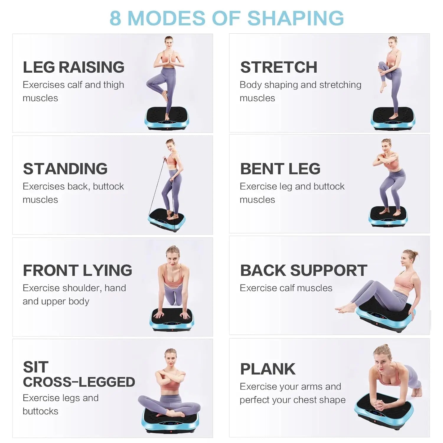 Vibration Slimming Plate – Whole Body Exercise Machine - elev8life