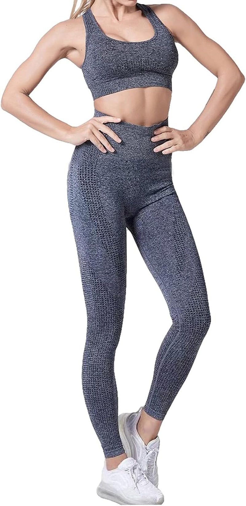 Women’s 2 Piece Workout Set – High Waist Leggings & Tank Top - elev8life