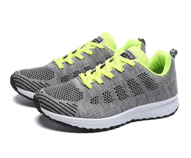 Women’s Casual Sneakers – Breathable Mesh Flat Walking Shoes - elev8life