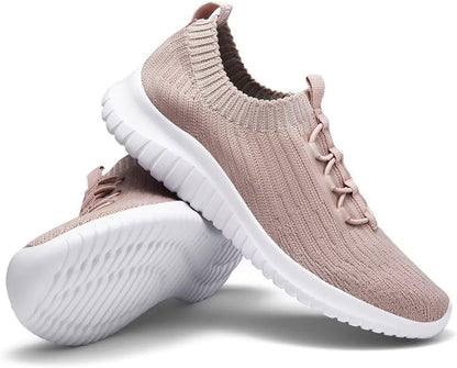 Women’s Comfort Slip - On Walking Sneakers – Lightweight Tennis Style - elev8life