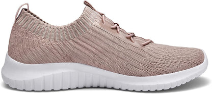 Women’s Comfort Slip - On Walking Sneakers – Lightweight Tennis Style - elev8life