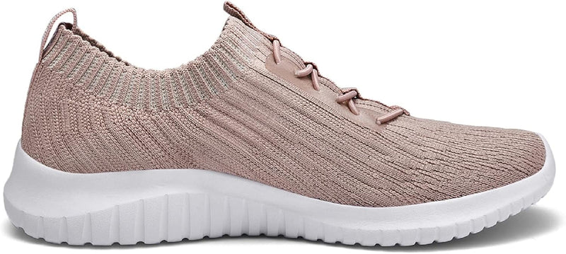 Women’s Comfort Slip - On Walking Sneakers – Lightweight Tennis Style - elev8life