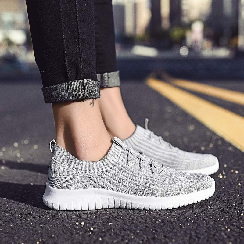 Women’s Comfortable Walking Shoes – Slip - On Tennis Sneakers - elev8life