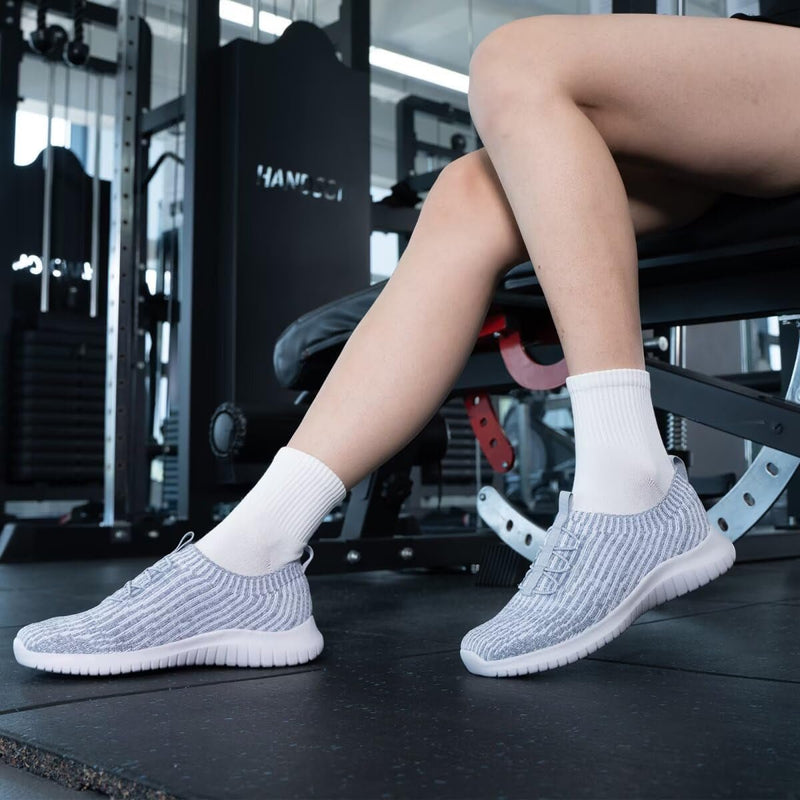 Women’s Comfortable Walking Shoes – Slip - On Tennis Sneakers - elev8life