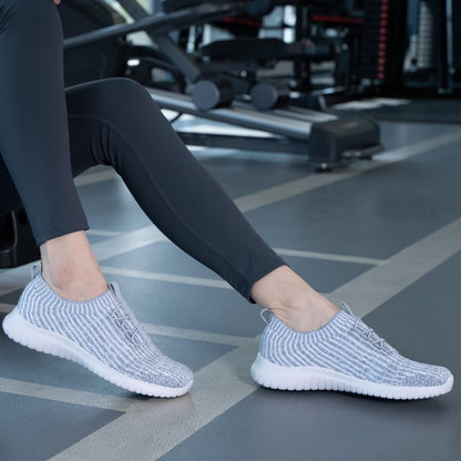 Women’s Comfortable Walking Shoes – Slip - On Tennis Sneakers - elev8life