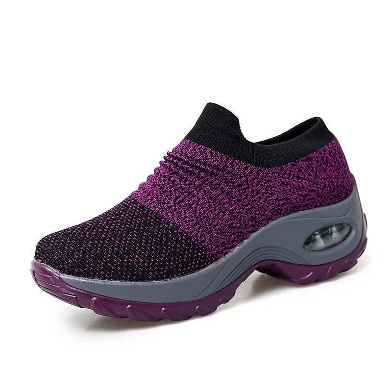 Women’s Fashion Sneakers – Breathable Mesh Platform Walking Shoes - elev8life