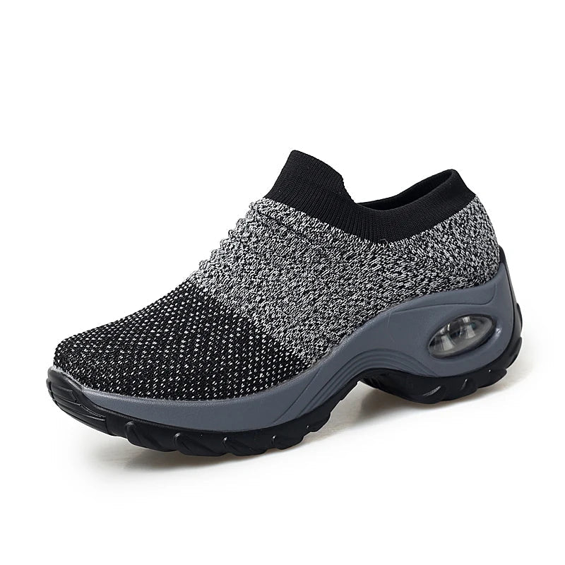 Women’s Fashion Sneakers – Breathable Mesh Platform Walking Shoes - elev8life