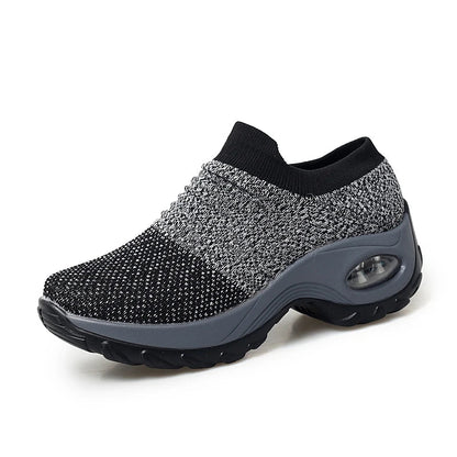 Women’s Fashion Sneakers – Breathable Mesh Platform Walking Shoes - elev8life
