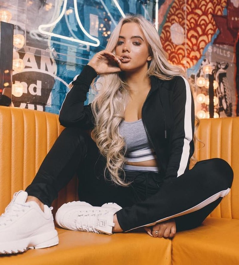 Women’s Full Zip Hoodie Tracksuit – 2 Piece Jogging & Workout Set with Pockets - elev8life