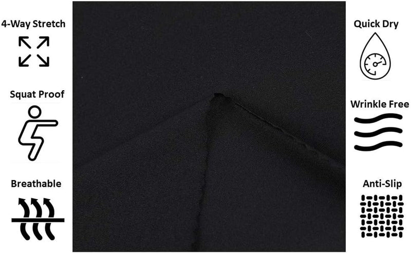 Women’s High Waisted Yoga Pants – Tummy Control Workout Leggings - elev8life