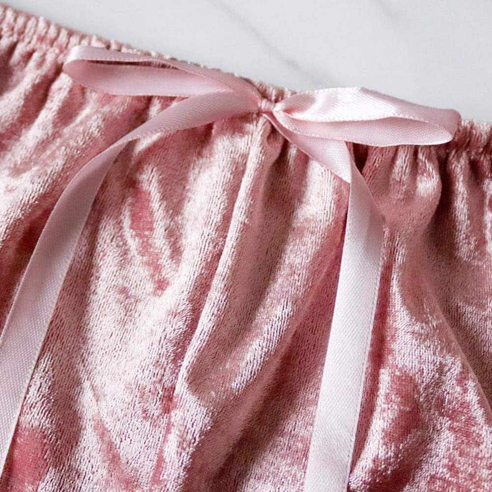 Women’s Velvet 2 Piece Outfit – Crop Top & Shorts Pajama Set - elev8life